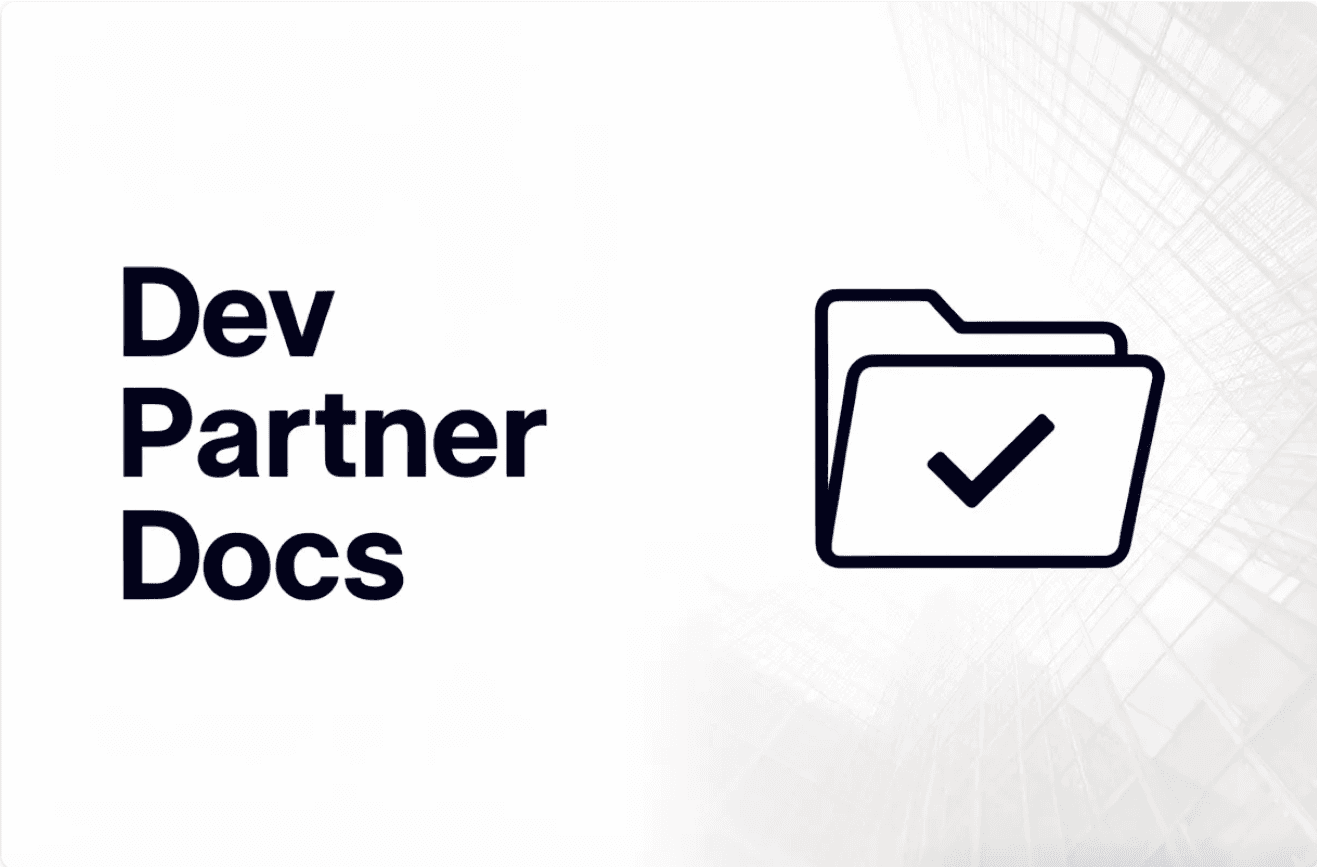 Documentation to Expect from a Dev Partner