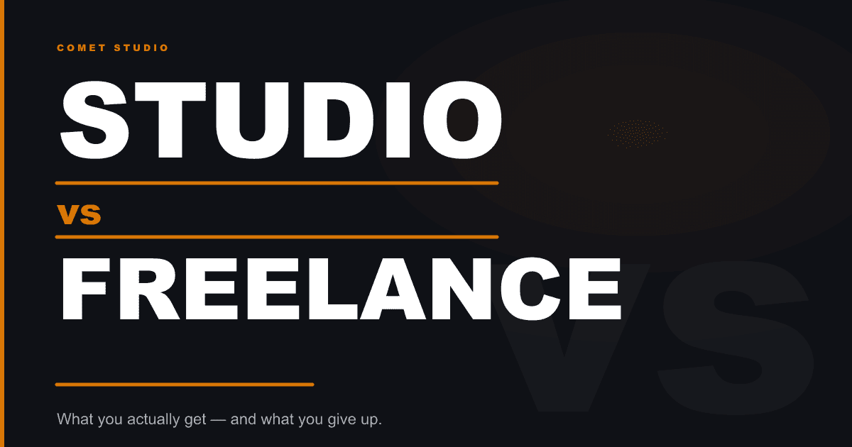 Product Studio vs Freelance Developer — Which Is Right for Your Build?